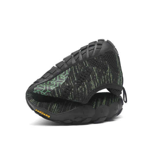 Saguaro Smart II verde outlet flexibilidad — zapatilla barefoot deportiva suela flexible doblada Chile