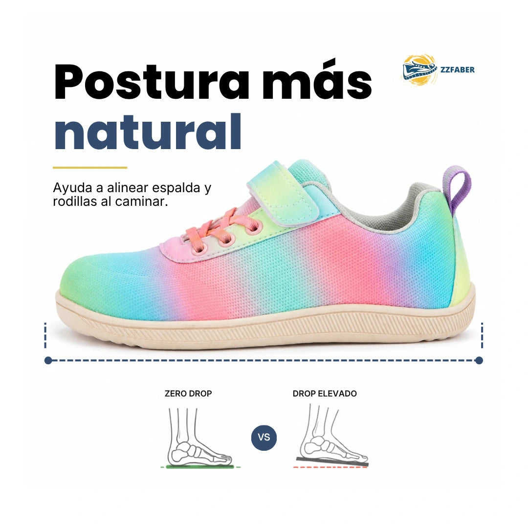 ZZFaber Kids Play I – Zapatillas Barefoot Infantiles