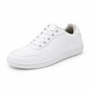 Zapatilla minimalista barefoot blanca  estilo urbano y oficina.