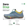 Zapatillas barefoot Saguaro Kids Smart I celestes vista lateral externa