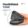 Zapatilla ergonómica gris ZZFABER Bamba I, calzado casual respetuoso doblado para mostrar su suela flexible drop cero en Chile.