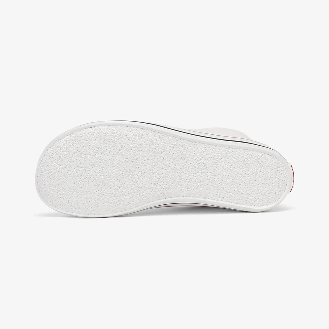 Suela plana de caucho de zapatillas minimalistas con textura antideslizante y flexible.