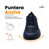 Zapatillas de punta ancha para trail Sowilo Algiz azul, protección reforzada en la puntera para evitar impactos en el cerro.