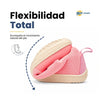 Zapatos bebé ergonómicos con capacidad de flexión 360° para un desarrollo podal sano.